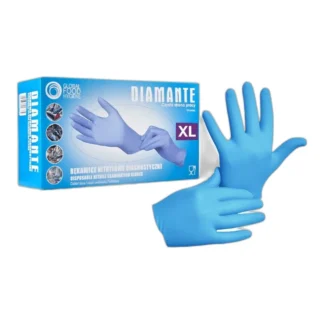 Nitrile Gloves size XL Powder-Free Gloves PF Blue 100 pcs. — zdjęcie 1
